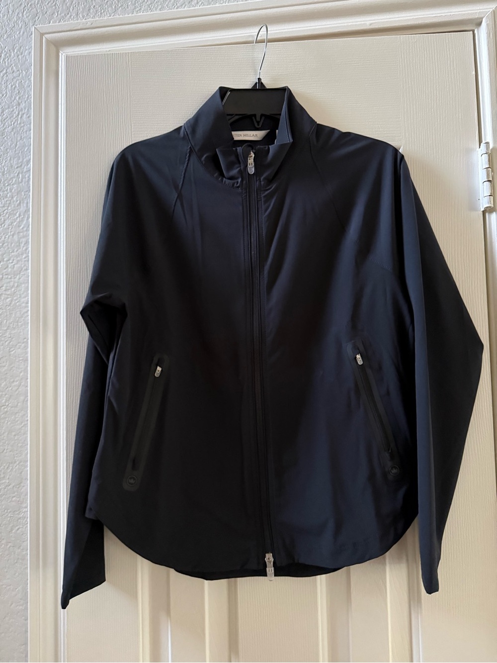 Peter Millar Black Zippered Performance Jacket